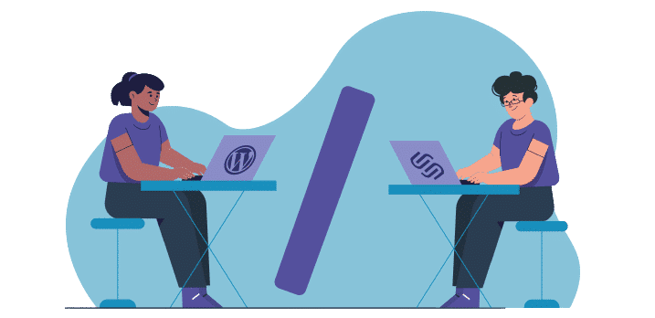 wordpress vs squarespace